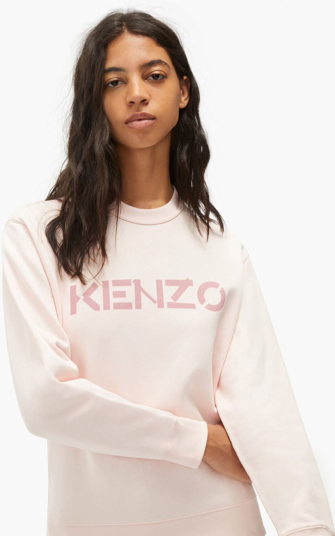 Kenzo Logo φούτερ γυναικεια ροζ | GR476004